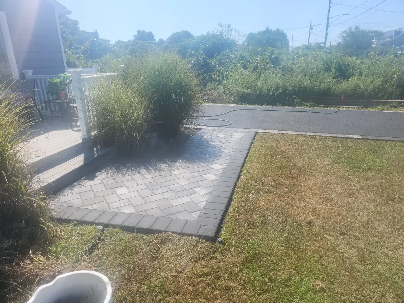 Paver entry landing by Promaster Maintenance Corp, Long Island, NY